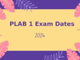 plab 1 exam dates 2024